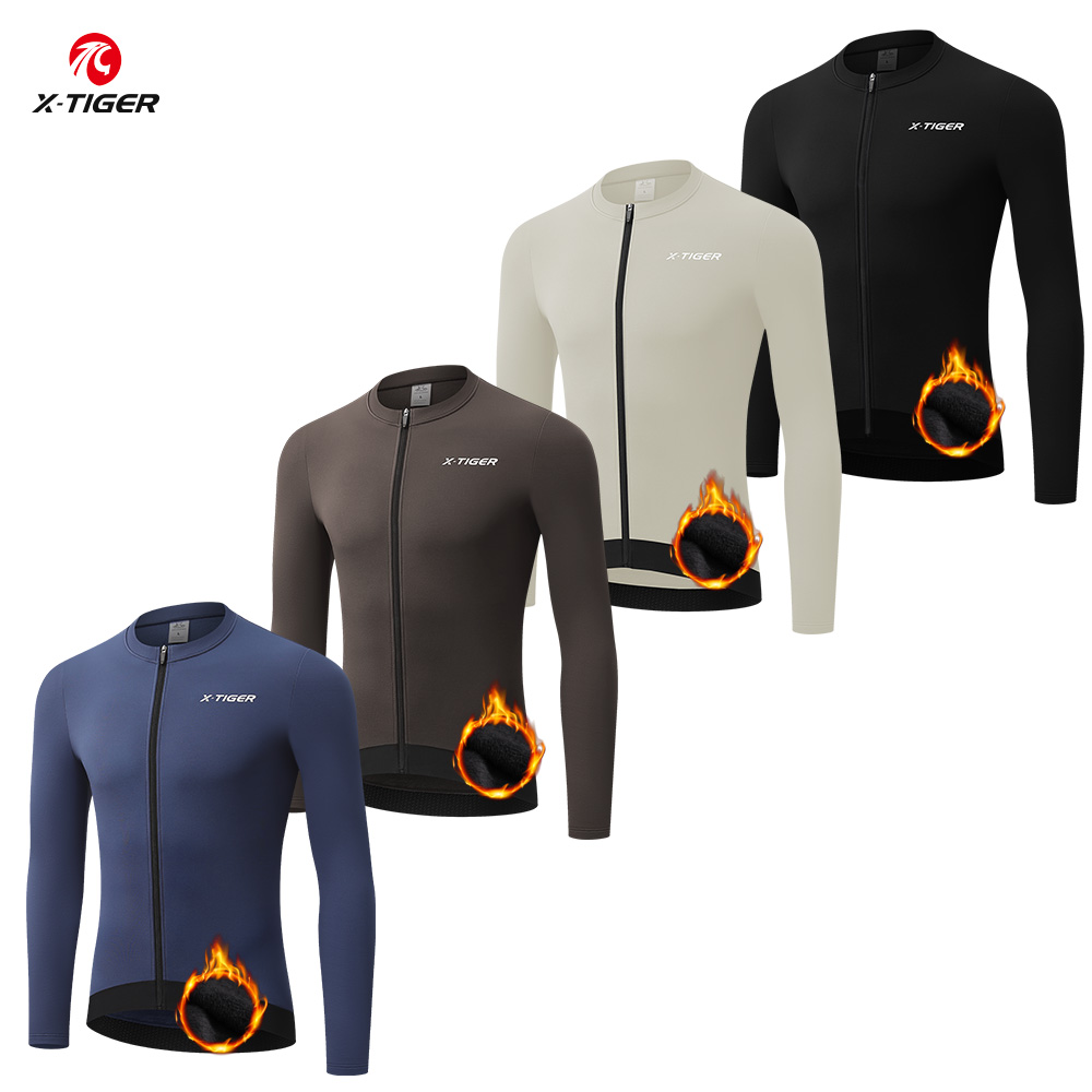 X Nutrition - X-TIGER Cycling Jersey Winter Thermal Fleece