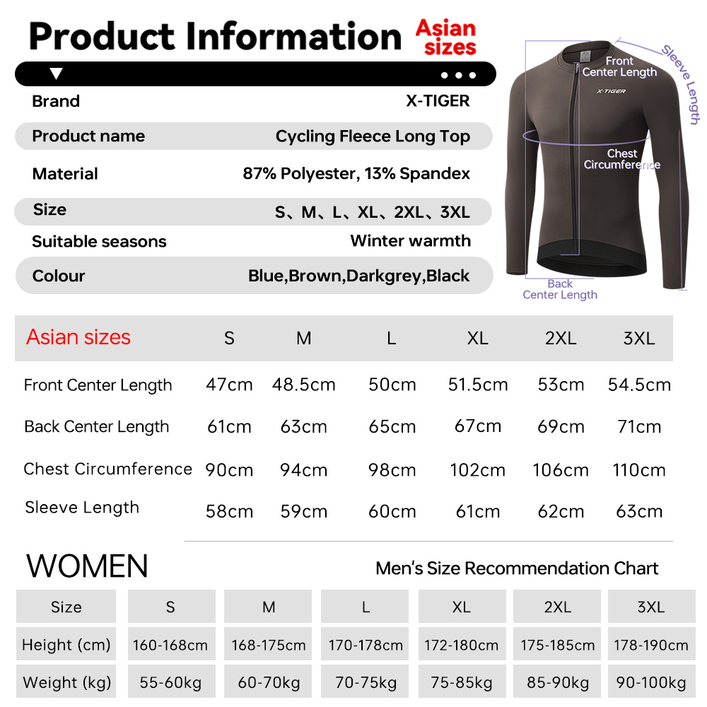 X-TIGER Cycling Jersey Winter  - X Nutrition 리뷰 및 가격