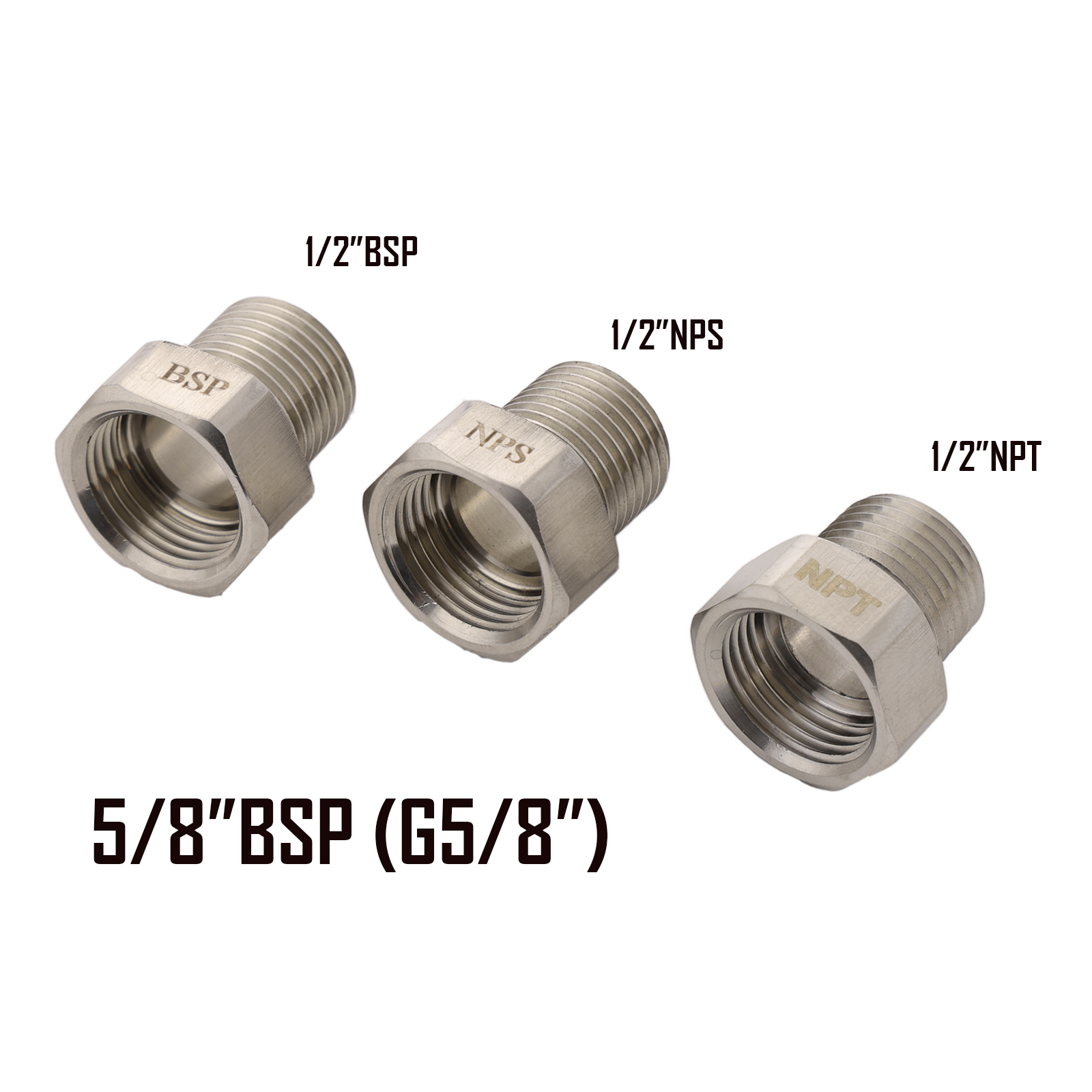 Stainless Steel 5/8