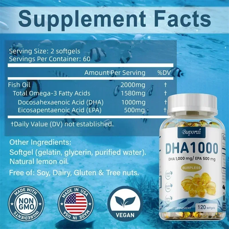 Omega 3 Fish Oil DHA Supplemen - Omega 3 Fish Oil 리뷰 및 가격