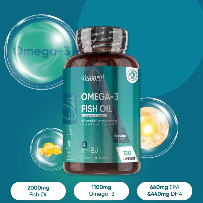 Omega 3 Fish Oil 2000mg - with - Omega 3 Fish Oil 리뷰 및 가격