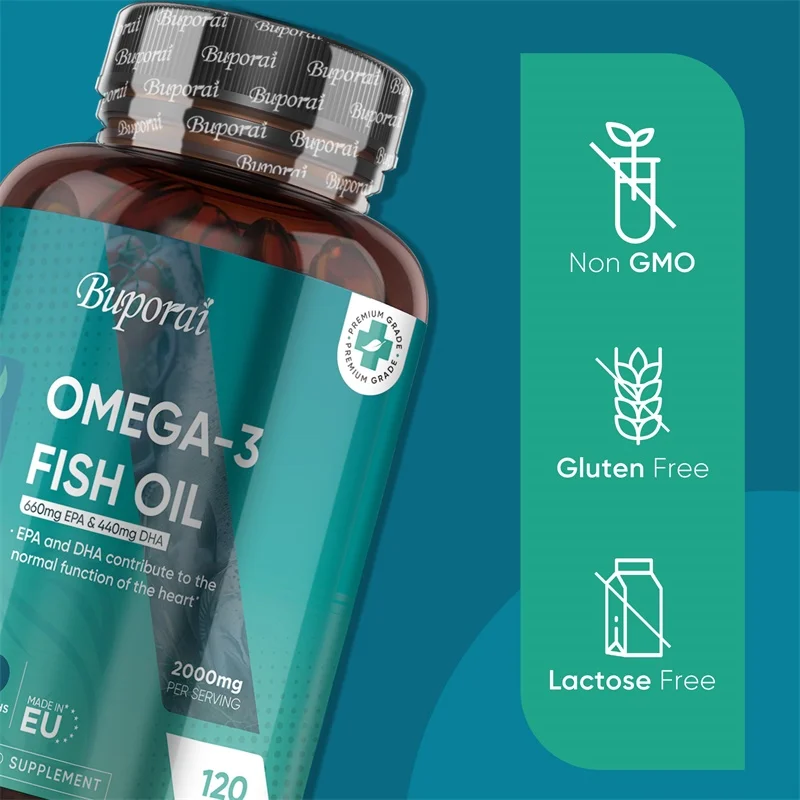 Omega 3 Fish Oil 2000mg - with - Omega 3 Fish Oil 리뷰 및 가격