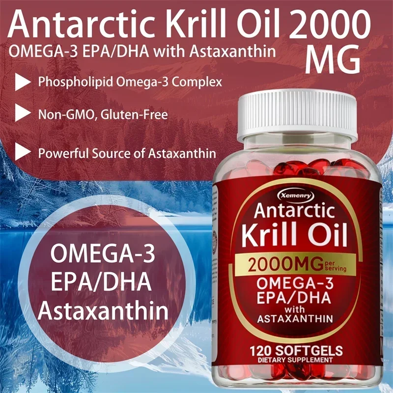 Antarctic Krill Oil Capsules - - Omega 3 Fish Oil 리뷰 및 가격