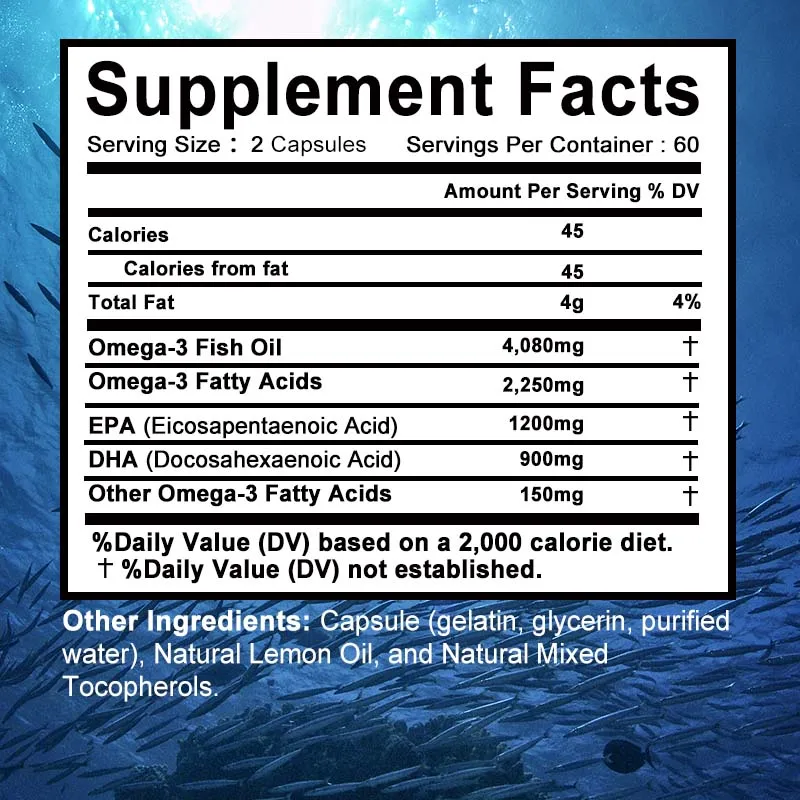Omega 3 Fish Oil - Supports Ne - Omega 3 Fish Oil 리뷰 및 가격