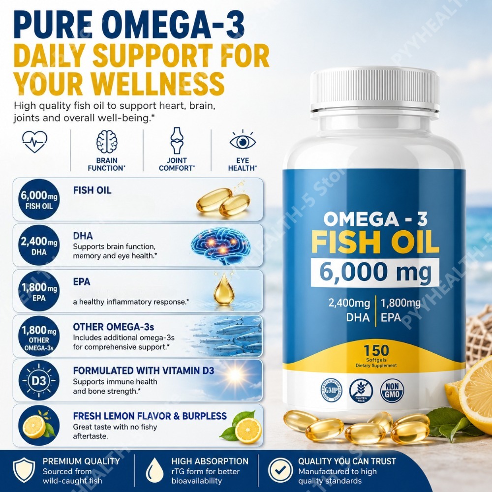 High Potency Omega-3 Fish Oil  - Omega 3 Fish Oil 리뷰 및 가격