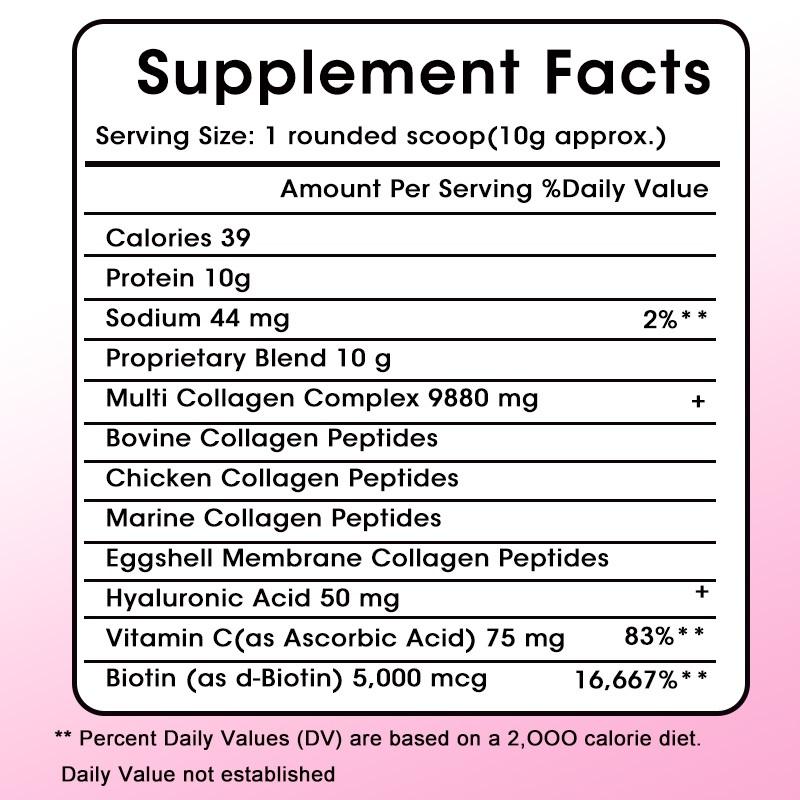 Multi collagen powder, types I - X Nutrition 리뷰 및 가격