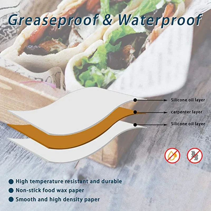 25/50Pcs Deli Wax Paper Sheets - X Nutrition 리뷰 및 가격