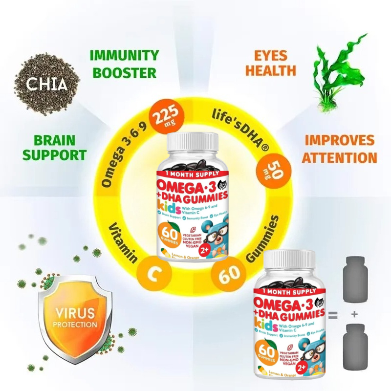 Omega 3 Vegetarian Gummies, Su - Omega 3 Fish Oil 리뷰 및 가격