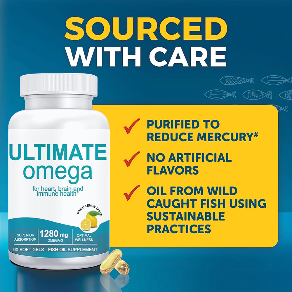 High Potency Ultimate Omega-3  - Omega 3 Fish Oil 리뷰 및 가격