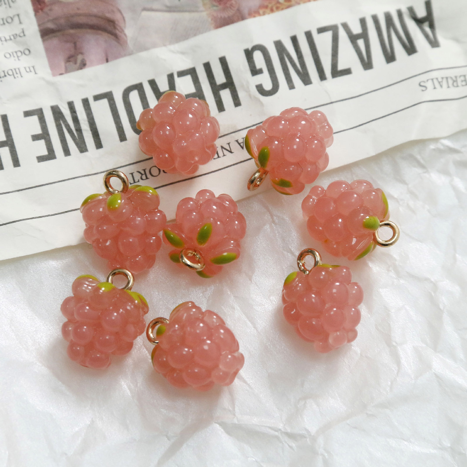 2PCs 3D Resin Charms Grape Fru - X Nutrition 리뷰 및 가격